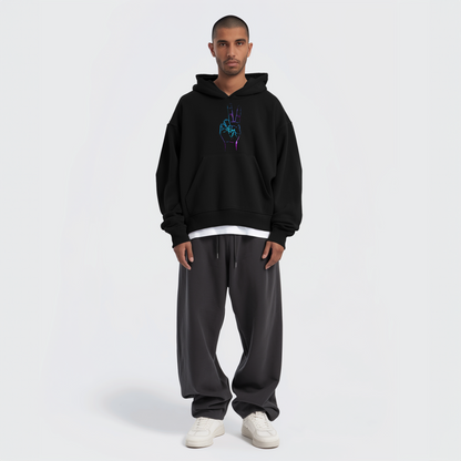 Victory sign Oversize Hoodie