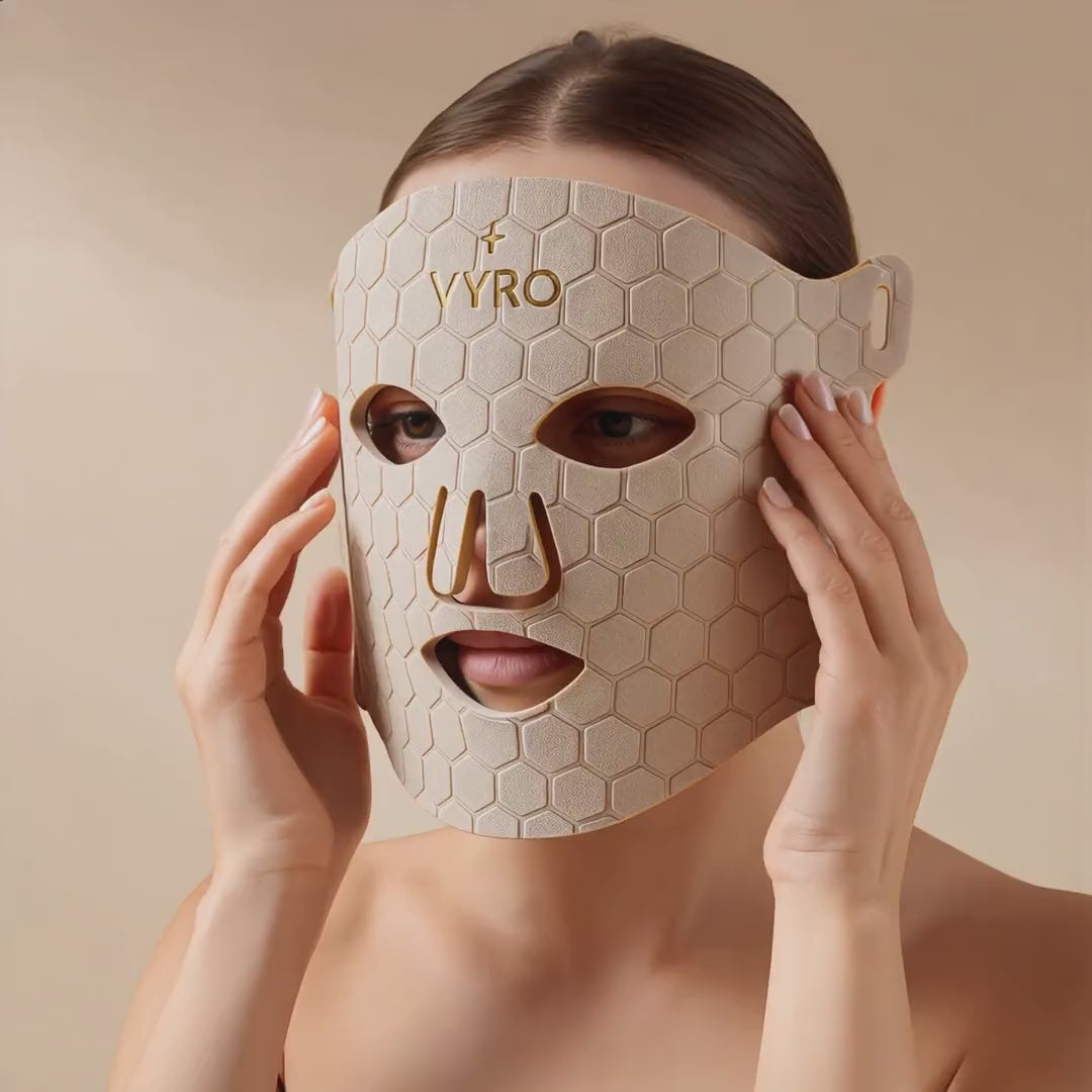 Masque LED VYRO en fonctionnement